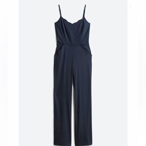 Market & Spruce Navy Jumpsuit